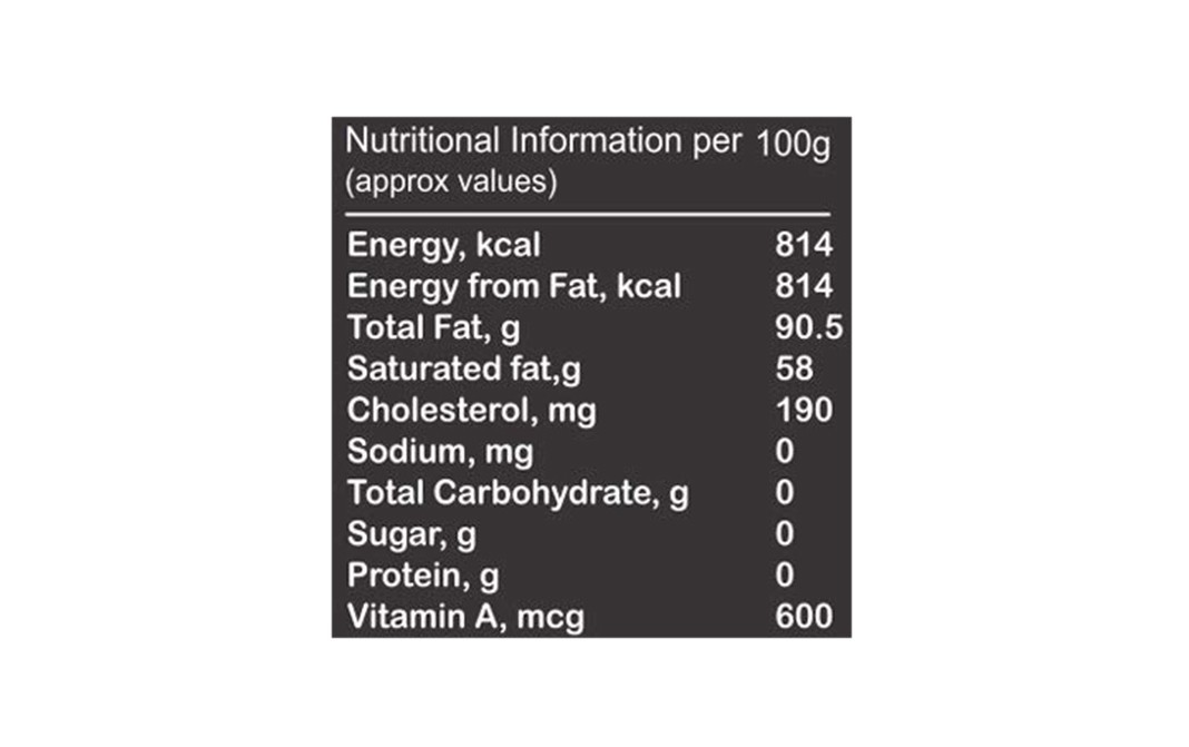 Nutrimoo Cow Ghee Clarified Butter   Plastic Jar  1 litre